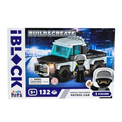 Конструктор IBLOCK Build & create Patrol car 132 деталі (KH42/003/1)