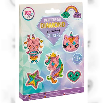 Алмазні наклейки Grafix рожеві (200035_1)