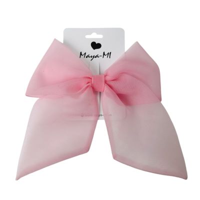 Заколка Мауа-МІ Бантик Невагомість світло-рожевий (0199-0147-4-1)
