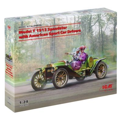 Конструктор ІСМ Модель T 1913 Speedster з американськими водіями спортивних автомобілів (24026)