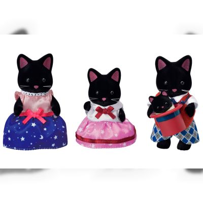 Ігровий набір Sylvanian Families Сім'я чорних котів (5530)