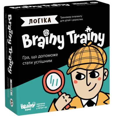 Настільна гра Brainy Trainy Логіка (УКР057)