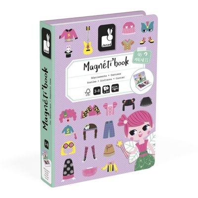 Магнітна книга Janod Наряди для дівчинки (J02718)