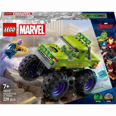 Конструктор LEGO Marvel Super Heroes Вантажівка Халка проти Таноса (76312)