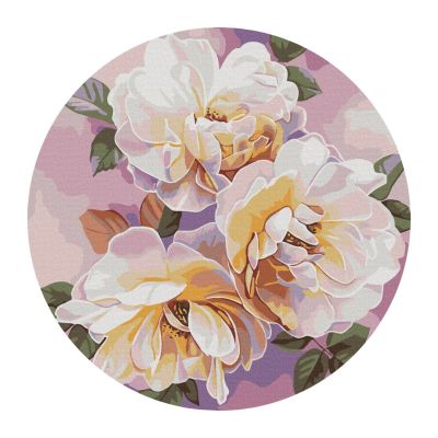 Картина за номерами Brushme Білі троянди (RC00076M)