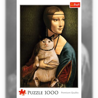 Пазл Trefl Пані з кішкою (10663)
