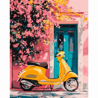 Картина за номерами Brushme Прогулянка в стилі ретро 40х50 см (BS54315)