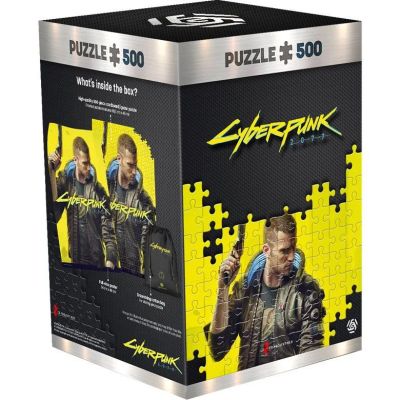 Пазл GoodLoot Cyberpunk 2077 Male V 500 елементів (5908305231462)