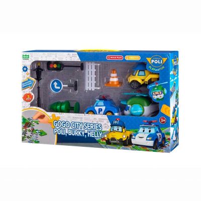 Ігровий набір Robocar Poli GoGo Міська серія (ZR-912)