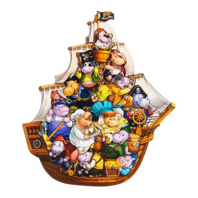 Пазл Ань-Янь Бегемотики-пірати (ПСД083)