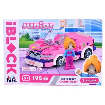 Конструктор IBLOCK Junior Kids hits Велика подорож Кабріолет (KH08/002/1)