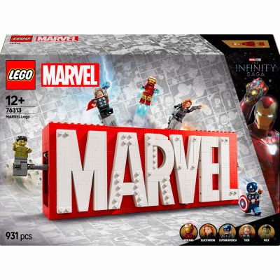 Конструктор LEGO Marvel Логотип і мініфігурки MARVEL (76313)