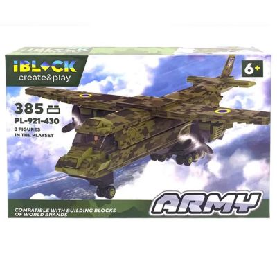 Конструктор IBLOCK Армія Літак (PL-921-430/4)