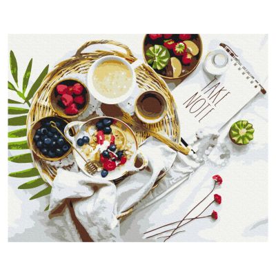 Картина за номерами Brushme Смаколики до сніданку (BS52651)