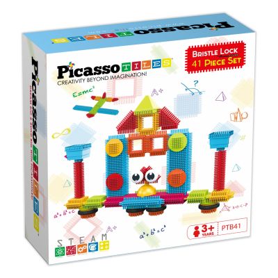Конструктор Picasso tiles Hedgehog building blocks set 41 деталь (817338027384)