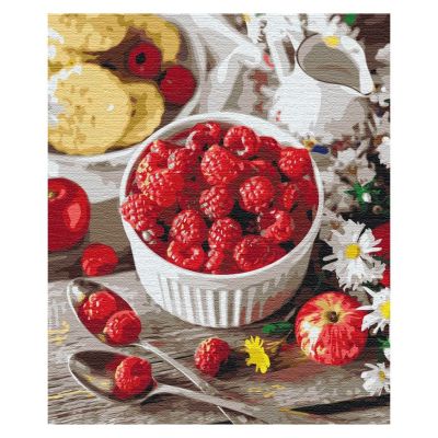 Картина за номерами Brushme Малиновий перекус (BS30913)