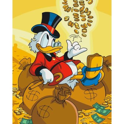 Картина за номерами Art Craft Scrooge McDuck 40 х 50 см (11576-AC)