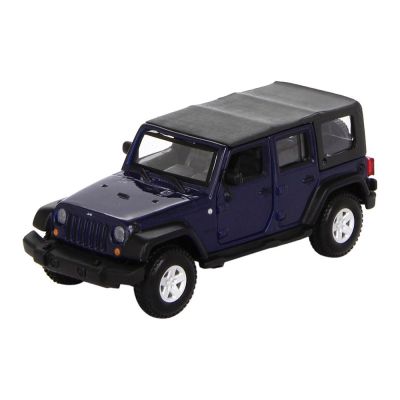 Автомодель Bburago Jeep wrangler ulimited rubicon темно-синій металік (18-43012 met dark blue)