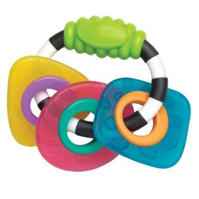 Брязкальце-прорізувач Playgro Геометричні форми (4088565)