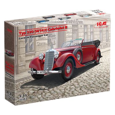 Конструктор ІСМ Німецький легковий автомобіль Typ 320 W142 Cabriolet B (35543)