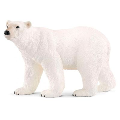 Пластикова фігурка Schleich Білий ведмідь 12,2 х 5,7 х 7,2 см (14800)