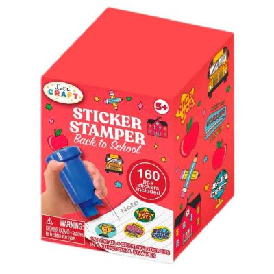 Штамп Let's craft Back to school з наліпками (SSP001)
