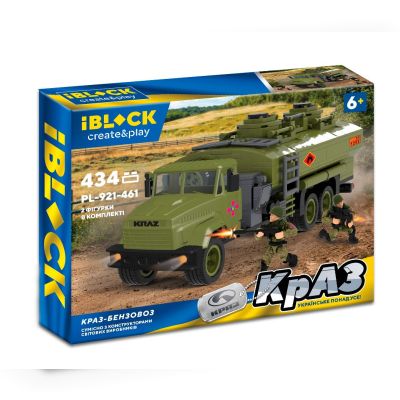 Конструктор IBLOCK Армія КрАЗ Бензовоз 434 деталі (PL-921-461)