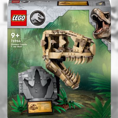 Конструктор LEGO Jurassic World Скамʼянілості динозаврів: череп тиранозавра (76964)