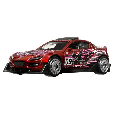 Автомодель Hot Wheels Pull-back speeders 2004 Mazda RX8 custom (HPR70/HWH36)