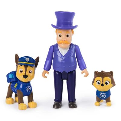 Набір фігурок Paw Patrol Гонщик, мер Гамдінґер та кіт (SM17706/6070746)