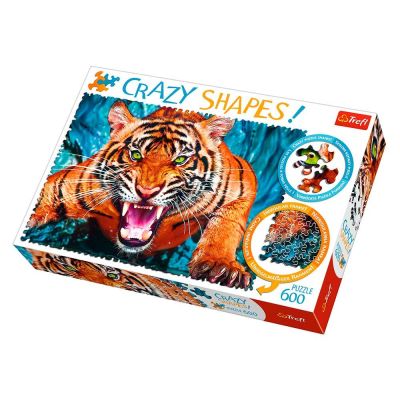 Пазл Trefl Crazy Shapes Тигр 600 елементів (11110)