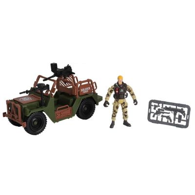 Ігровий набір Chap Mei Солдати Patrol jeep (545301-1)