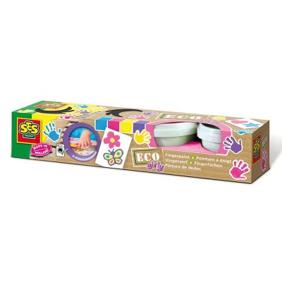 Пальчикові фарби Юні художниці SES Еко 4 кольори (24927S)