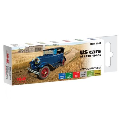 Набір фарб ІСМ Для автомобілів США 1930–1940-х років (3048)