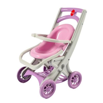 Візочок для ляльки Doloni сіро-рожевий (0122/04)