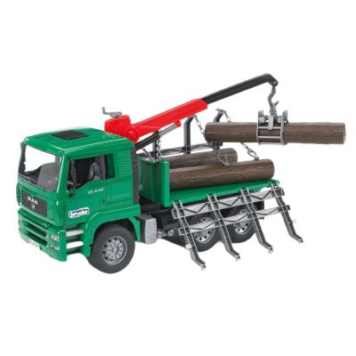 Вантажівка Man перевізник колод із краном-навантажувачем BRUDER (2769)