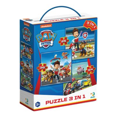 Пазл DoDo Paw Patrol Готові до роботи 3 в 1 (200579)