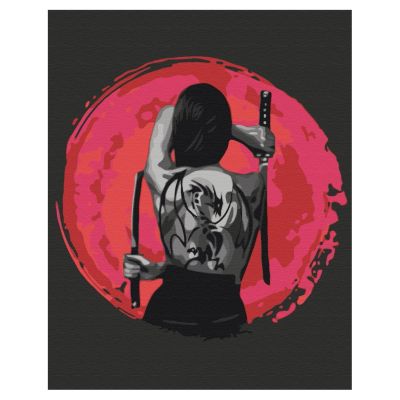 Картина за номерами Brushme Сучасна гейша (BS51505)