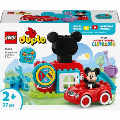 Конструктор LEGO DUPLO Disney Міккі Маус: Клубний будинок і автомобіль (10454)