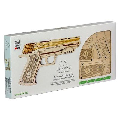 Тривимірний пазл Ukrainian gears Пістолет Вольф-01 механічний (70047)