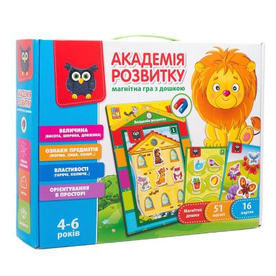 Магнітний набір Vladi Toys Академія розвитку (VT5412-03)