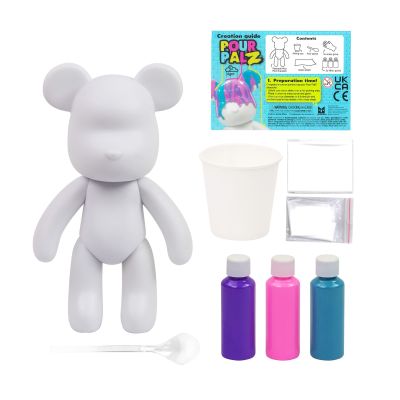 Набір для творчості Pour Palz Флюїд Арт Ведмедик Ягідний вибух (GS-G08682)