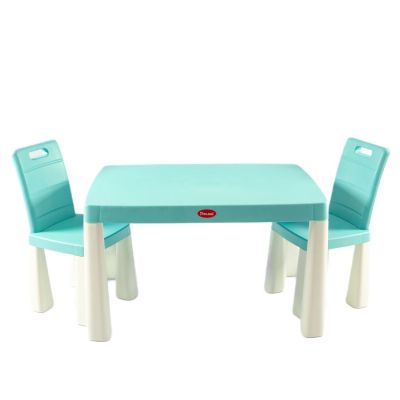 Ігровий стіл та стільці Doloni блакитно-білий (04680/7)