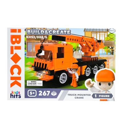 Конструктор IBLOCK Build & create Truck-mounted crane 267 деталей (KH53/002/5)
