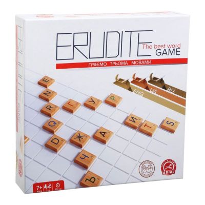 Настільна гра Arial Ерудит Еліт 3 мови (4820059910466)
