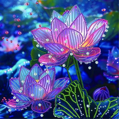 Алмазна мозаїка Brushme Лотоси (BH041)