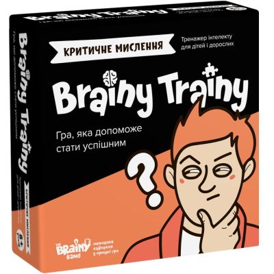 Настільна гра Brainy Trainy Критичне мислення (УКР063)