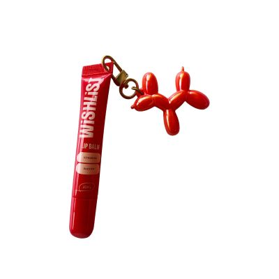 Бальзам-блиск для губ Velvet Coral WiSHLiST Lip Gloss Balsam, 10 мл + Іграшка-брелок