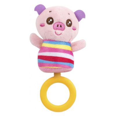 М’яка іграшка Baby Team Хрюша iз прорізувачем (8512/2)