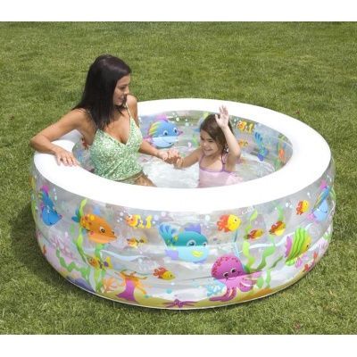 Надувний басейн Акваріум(58480)